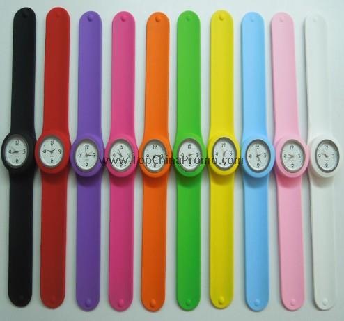 silicone slap watch