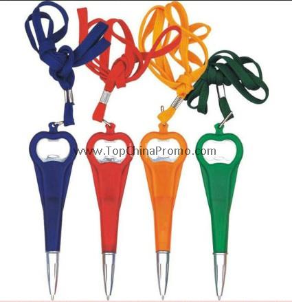 lanyard pen with bottle opener