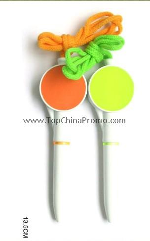 twist pen,lollipop pen