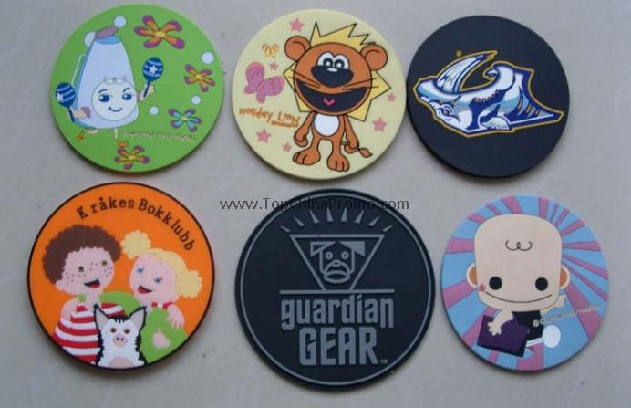 Soft PVC Coaster, Mug Coaster, Cup Coaster