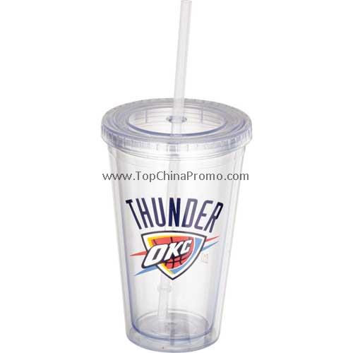 sedici mug,double wall plastic tumbler,straw cup