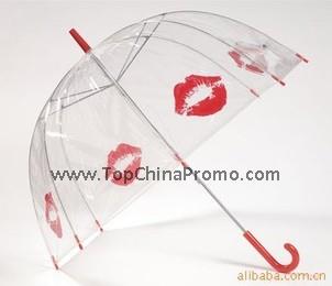 Clear bubble umbrella