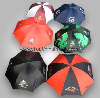 Coloured Golf Umbrellas