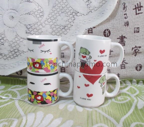 Stackable Mug, 10oz mug, ceramic mug, coffee cup